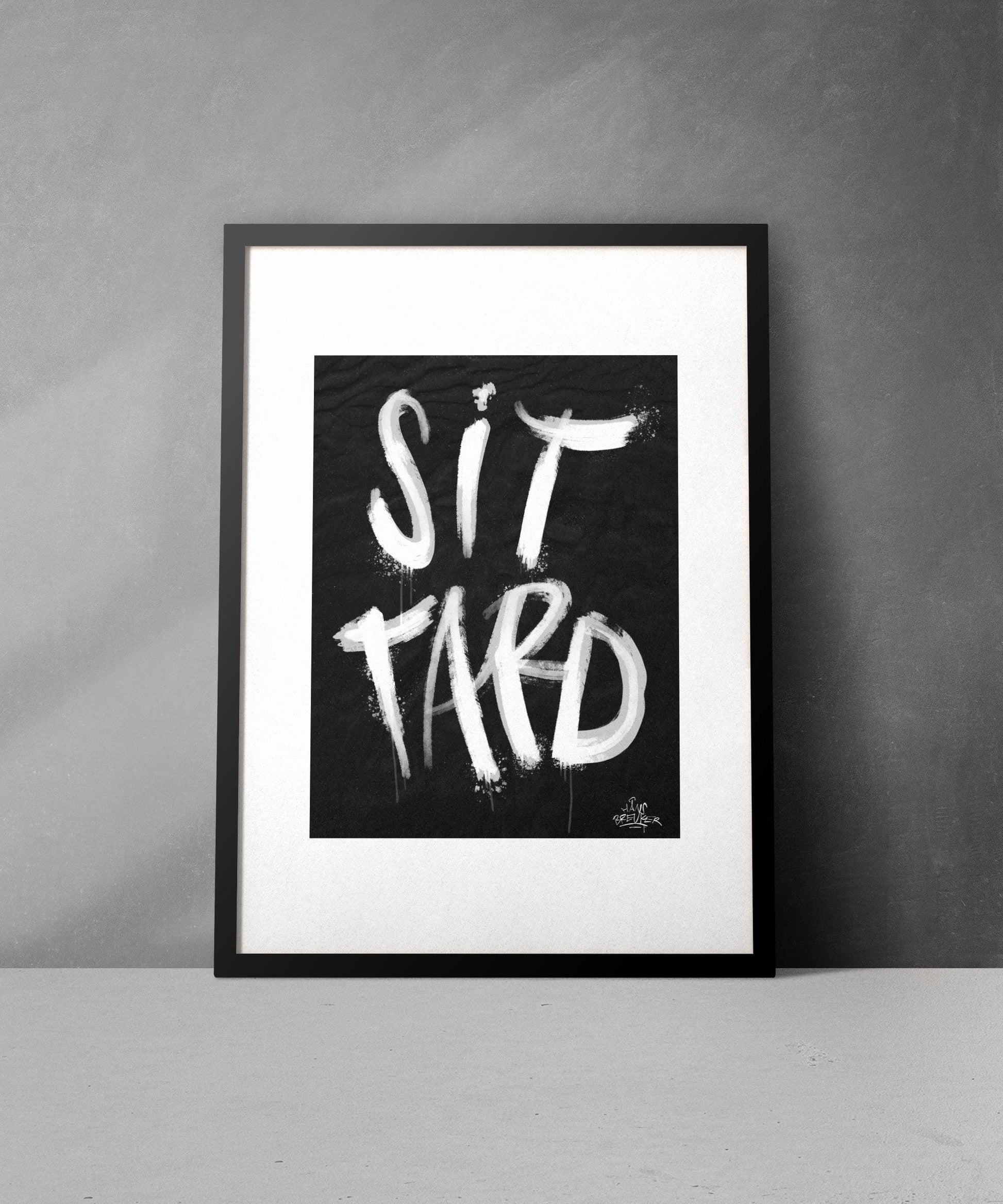 Kalligrafie Poster Sittard - Hans Breuker