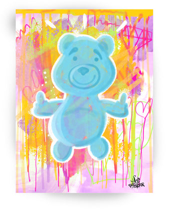 Teddy bear streetart