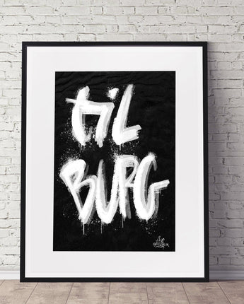 KopiKalligrafie Poster Tilburg - Hans Breuker