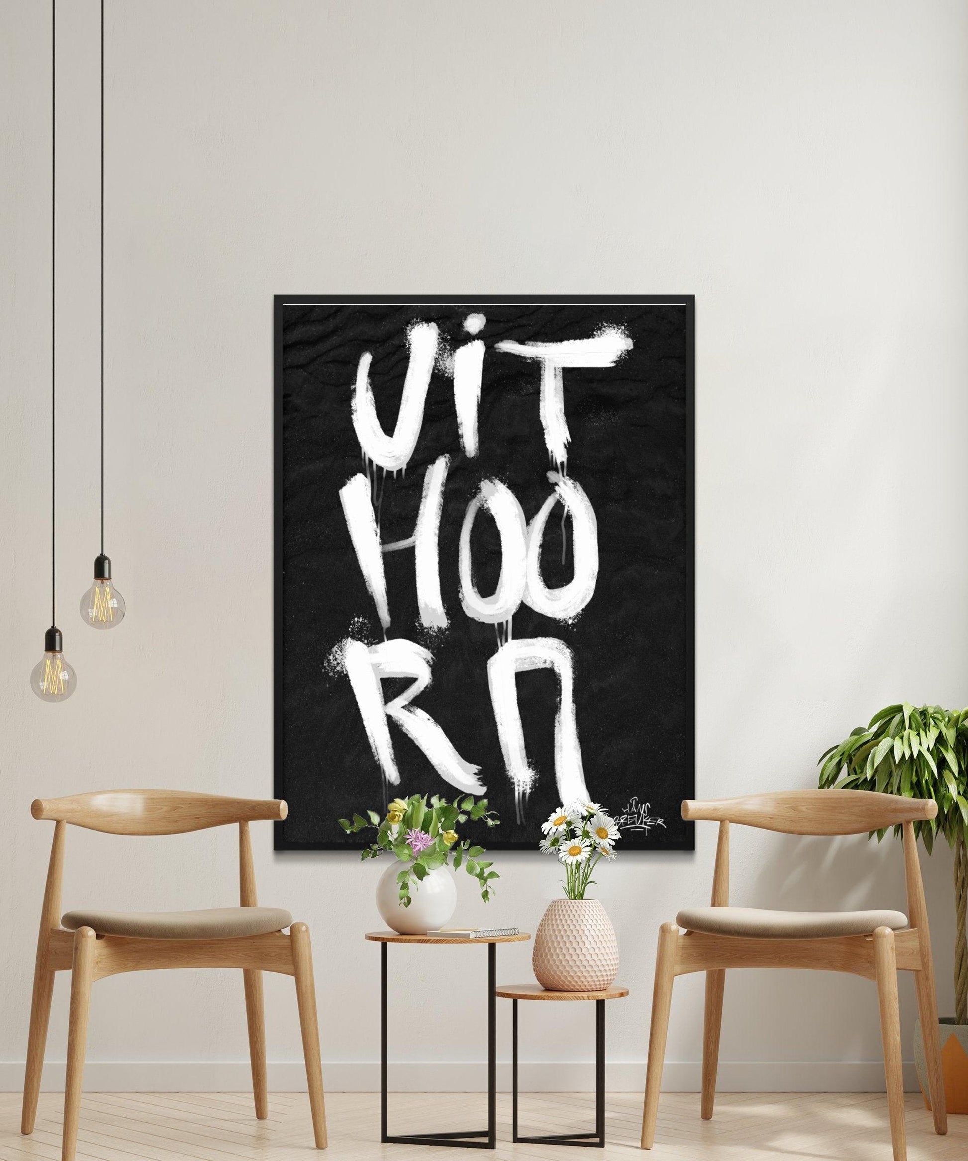 Kalligrafie Poster Uithoorn - Hans Breuker