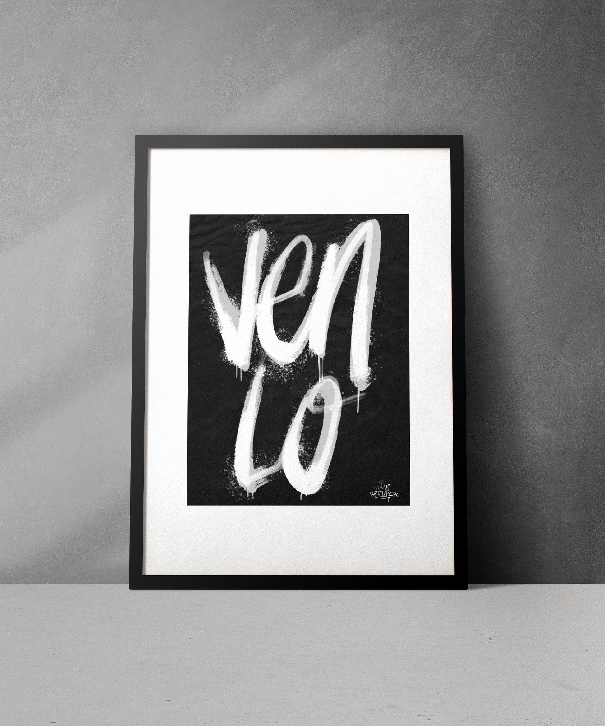 Kalligrafie Poster Venlo - Hans Breuker