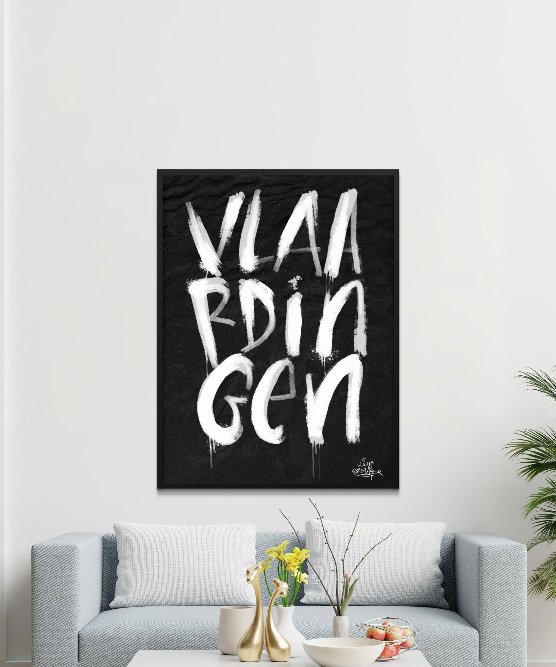 Kalligrafie Poster Vlaardingen - Hans Breuker