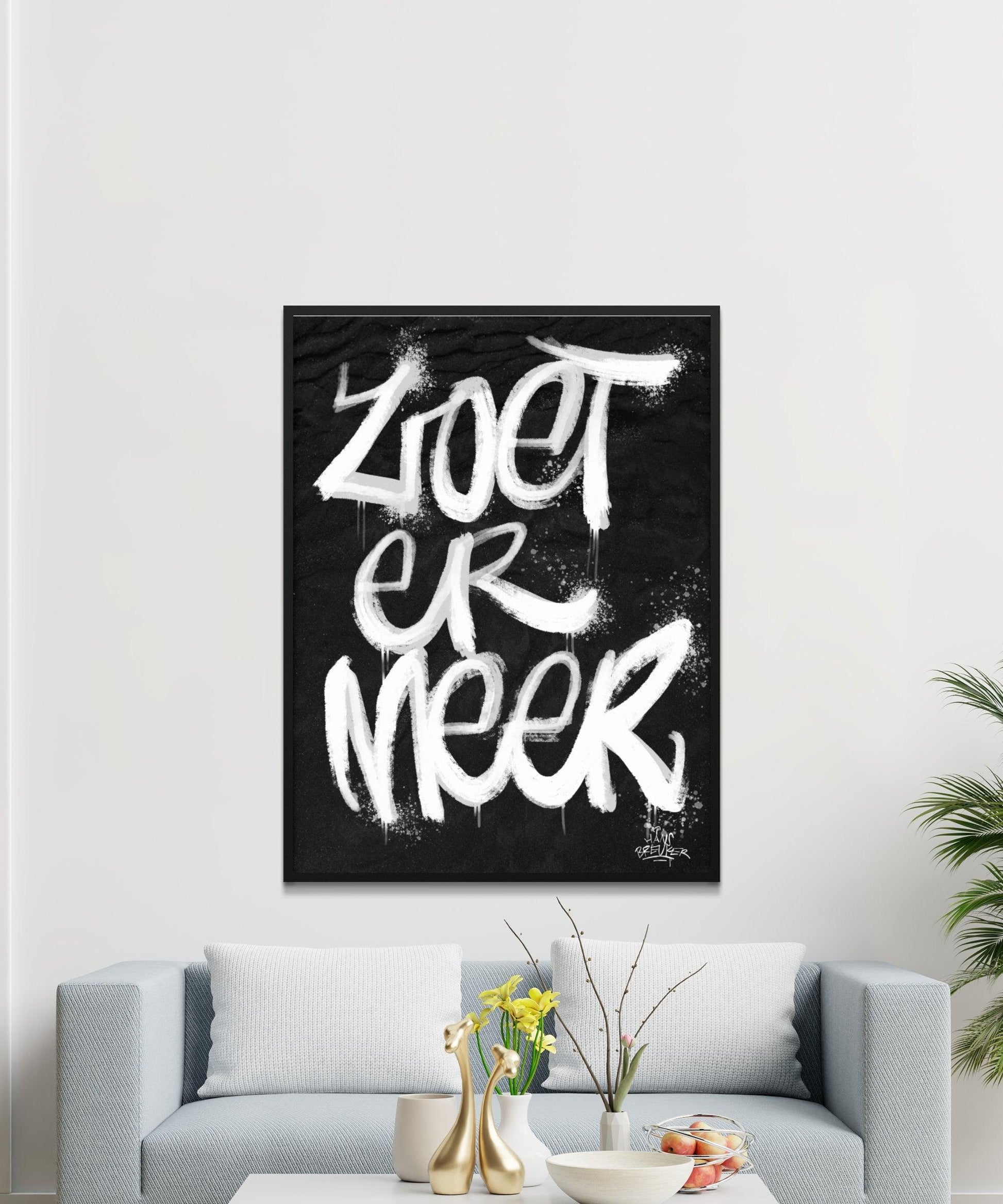 Kalligrafie Poster Zoetermeer - Hans Breuker