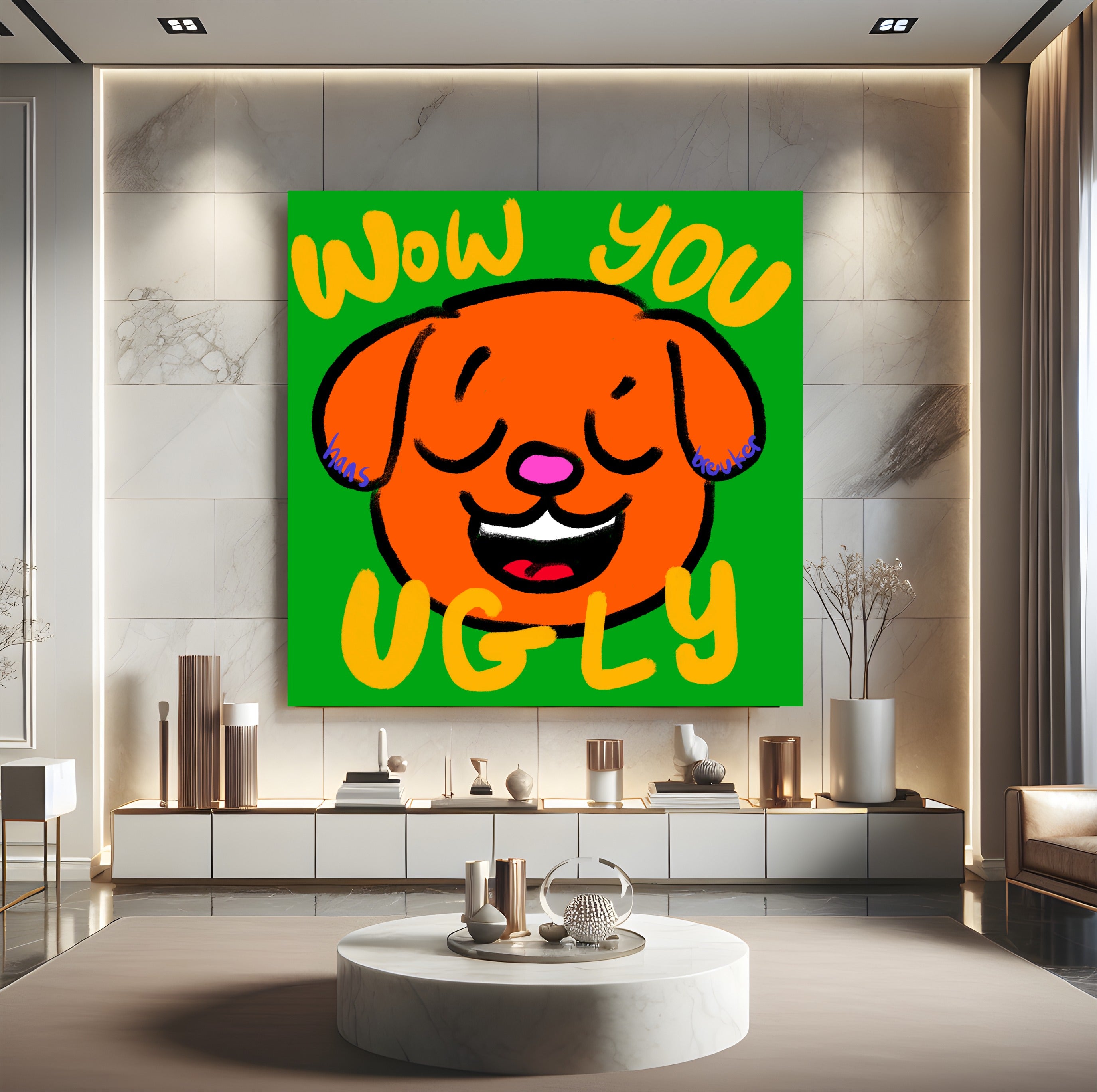 Wow you ugly