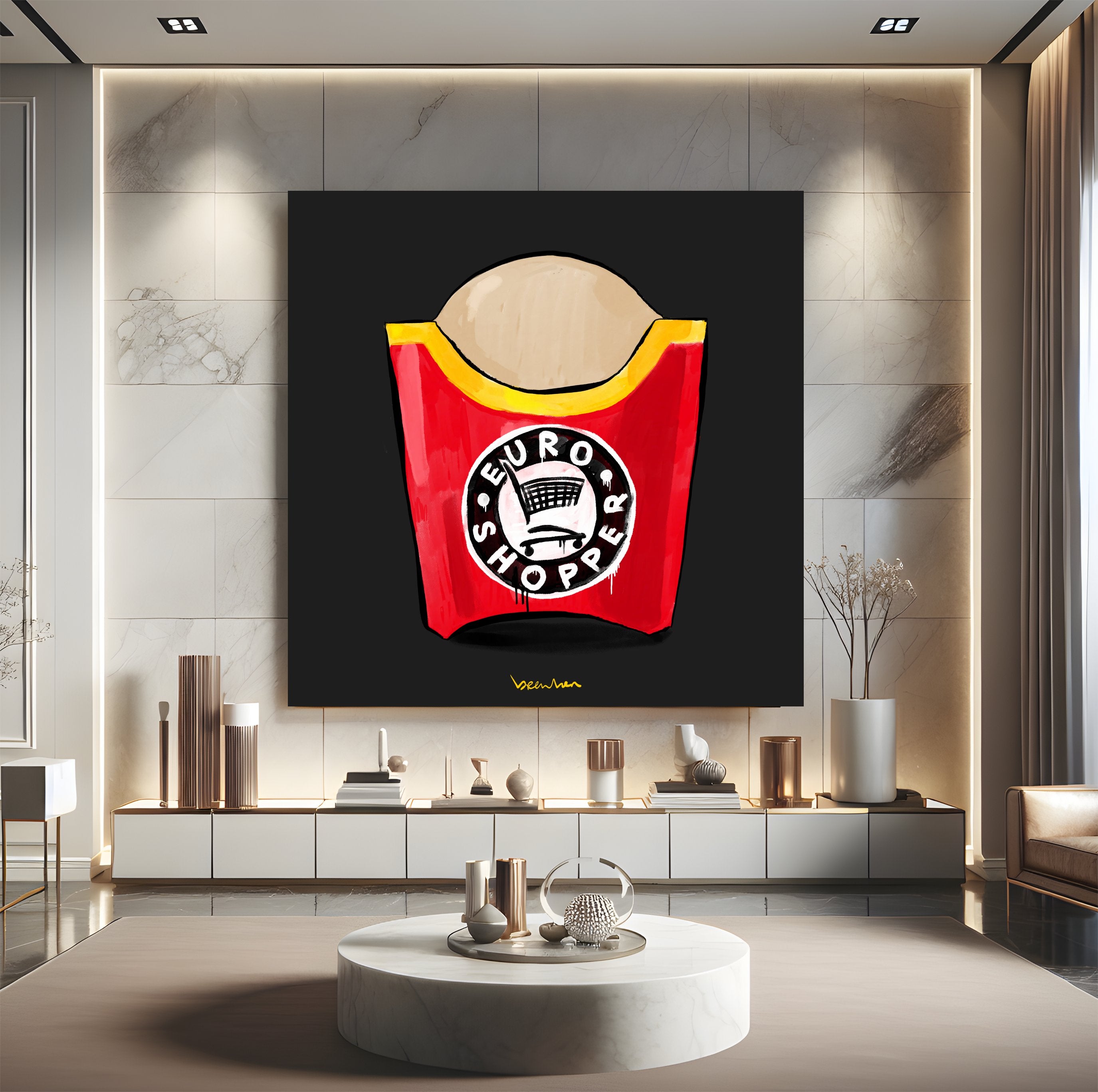 Euro shopper fast fries. Limited edition artpiece