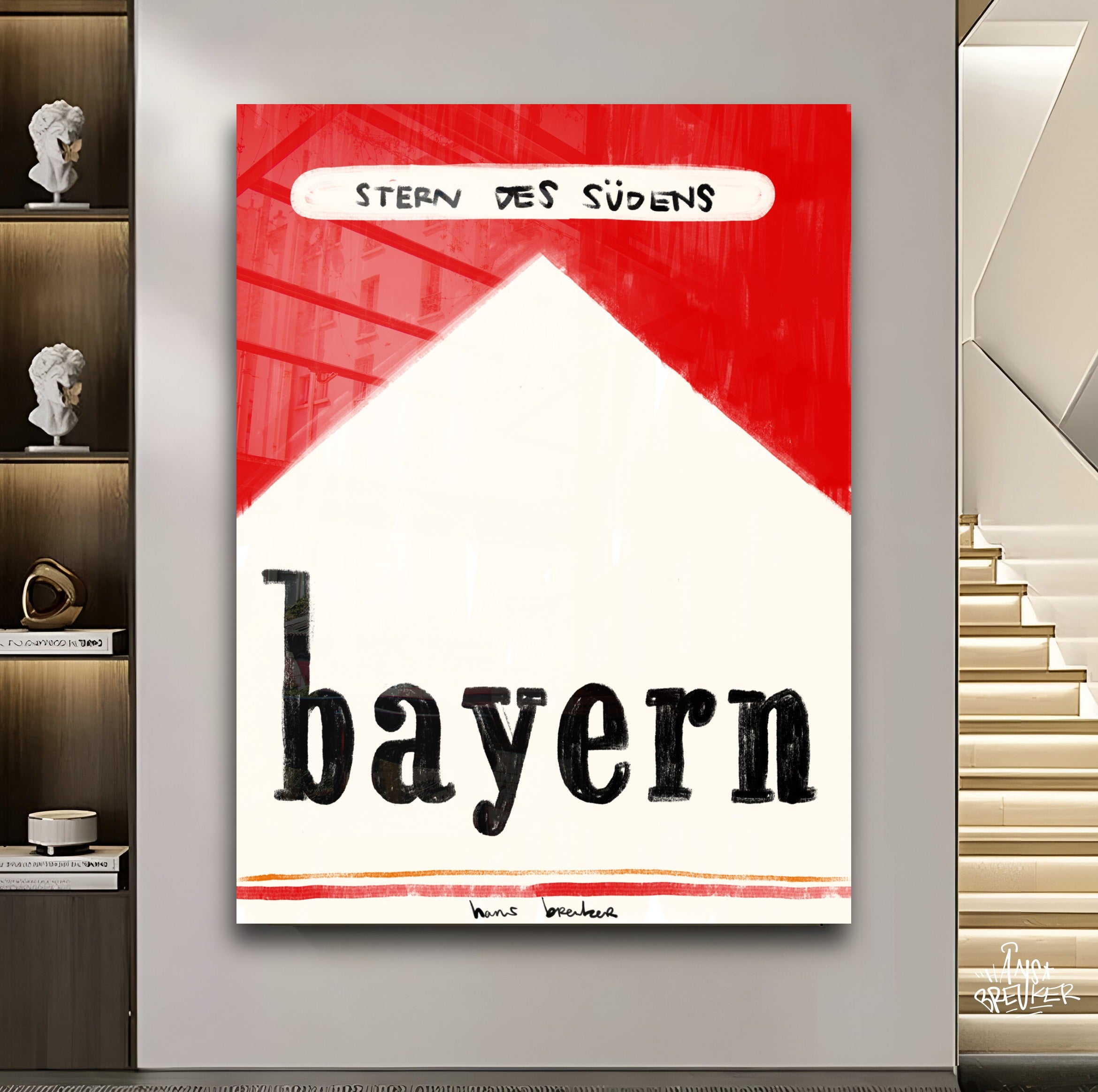 Bayern flames pop art