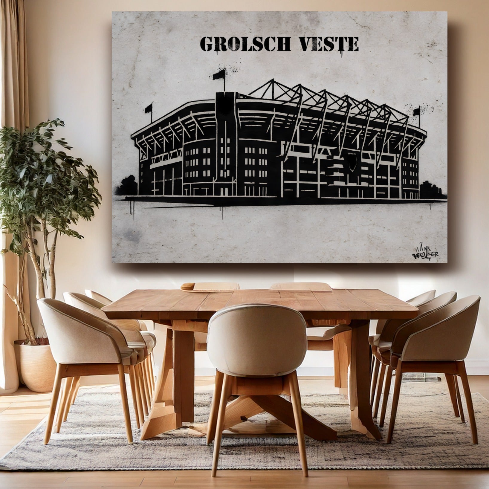 Grolsch Veste Schablonenkunst