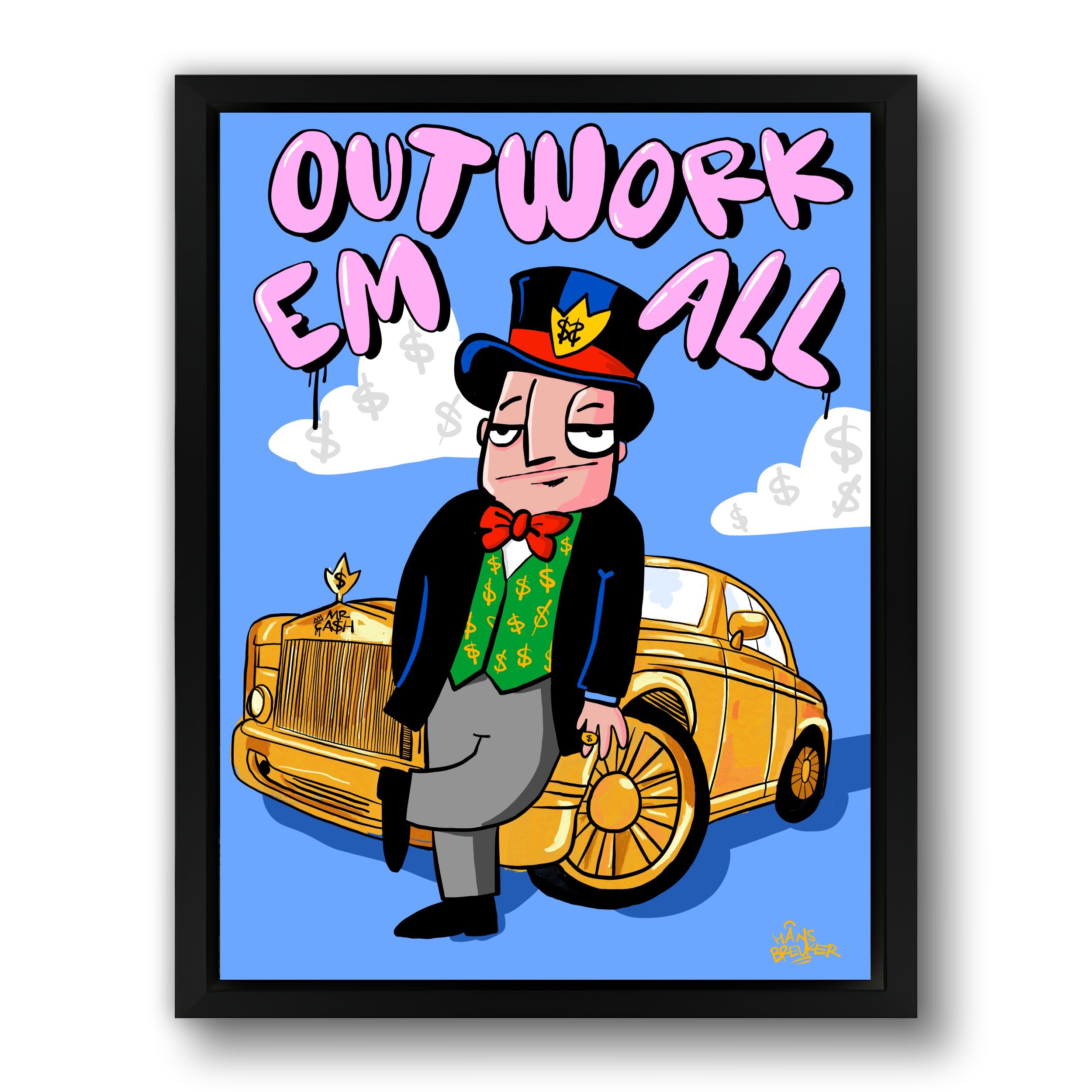 Outwork em 'all Rolls Royce style. Mr Cash