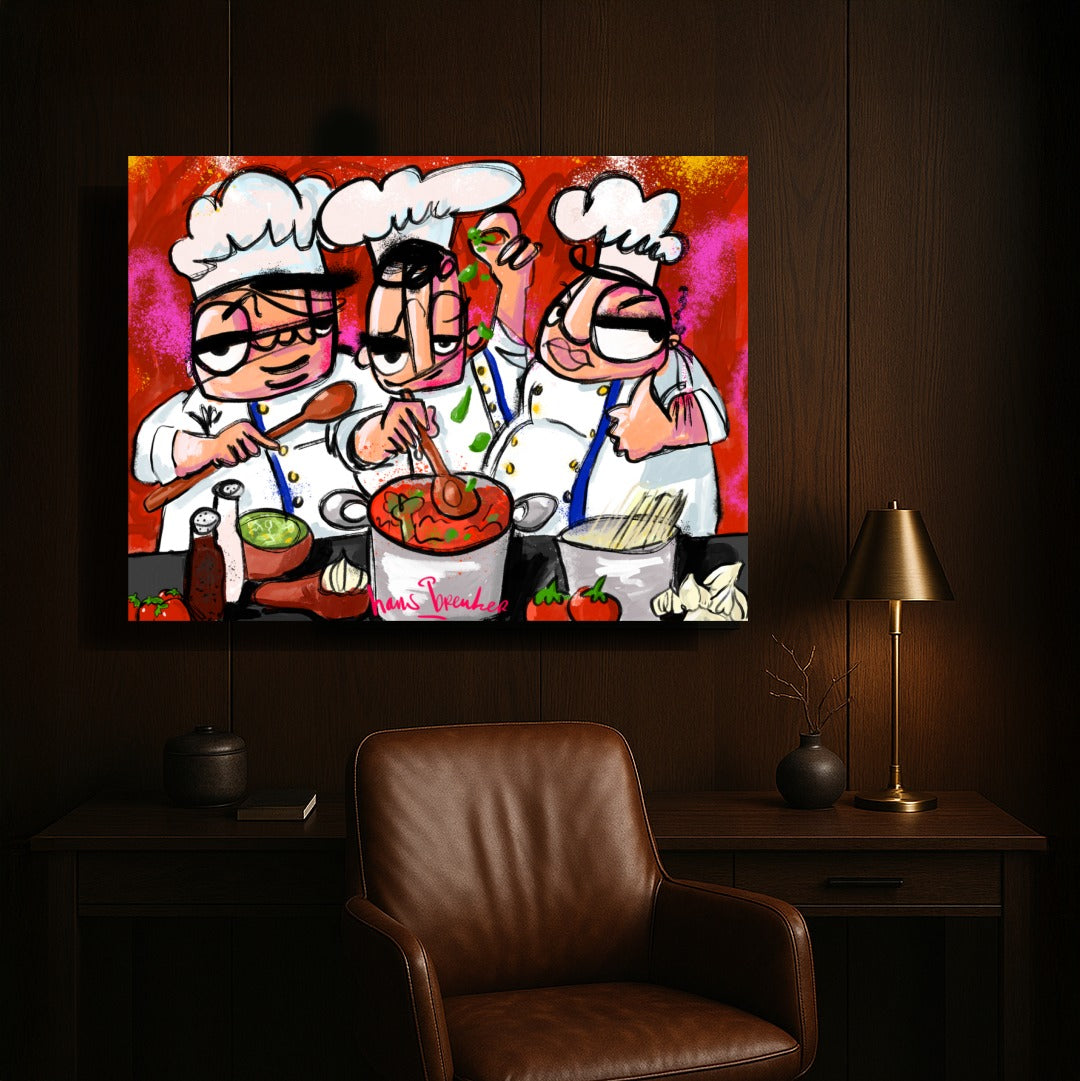 Crazy soup chefs