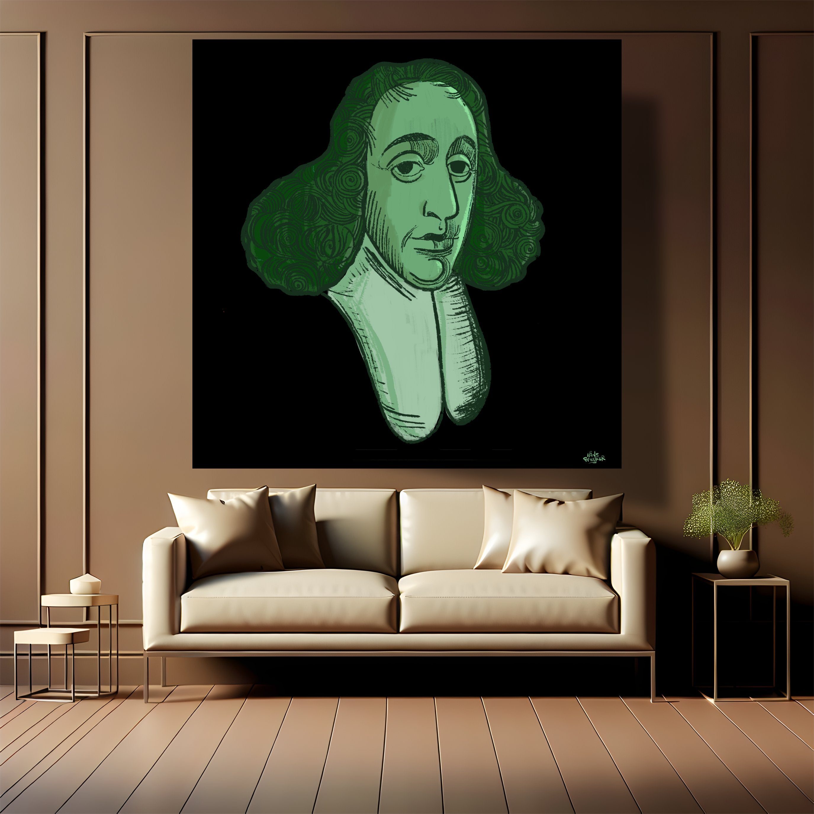 Spinoza 1000 gulden kunst