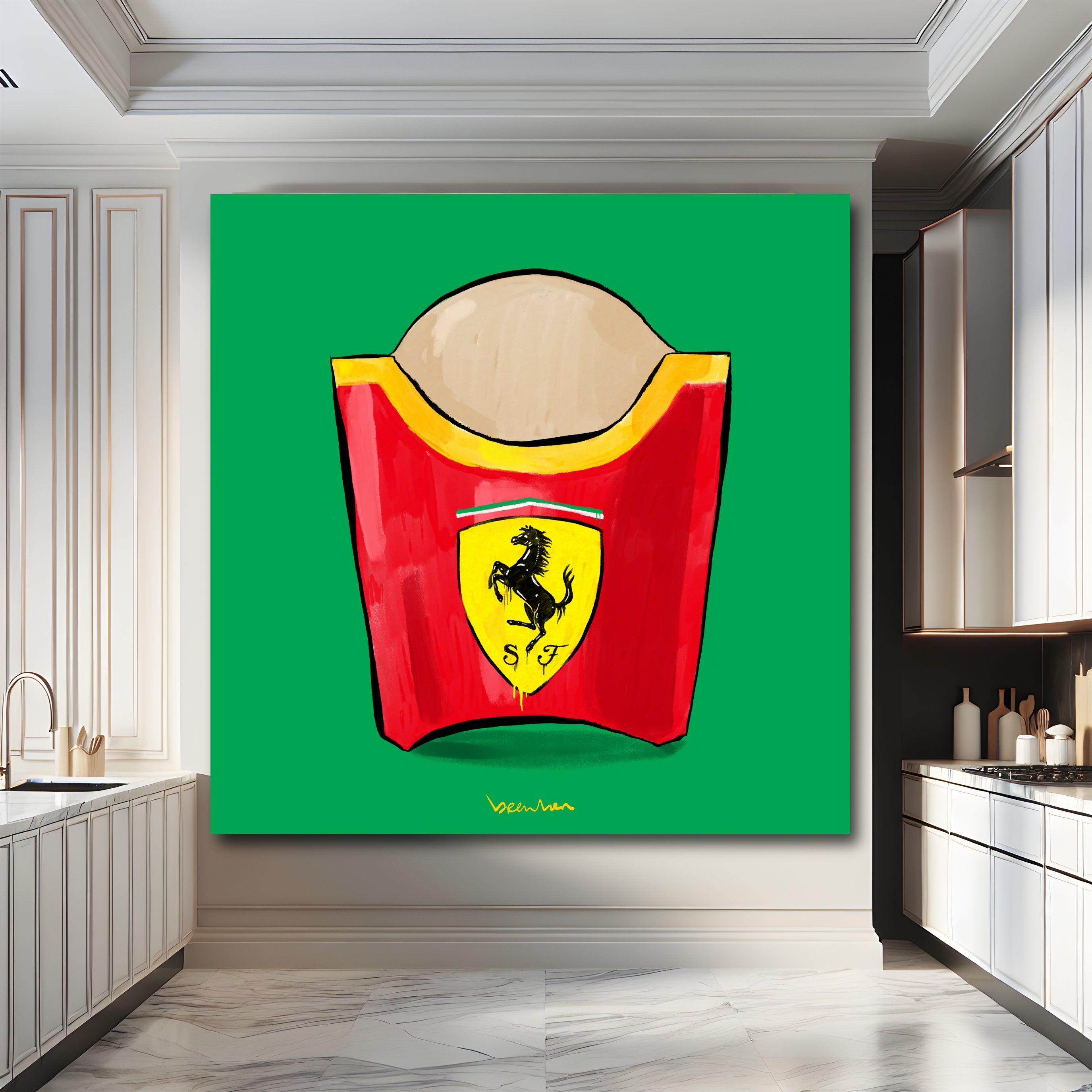 Fast fries. Limited edition artpiece