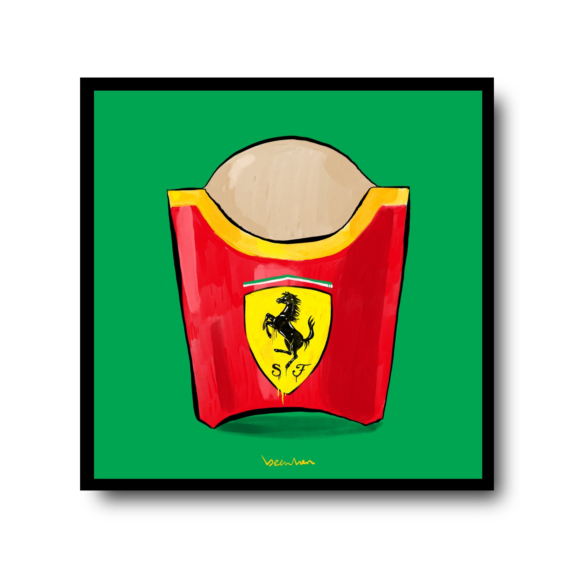 Fast fries. Limited edition artpiece
