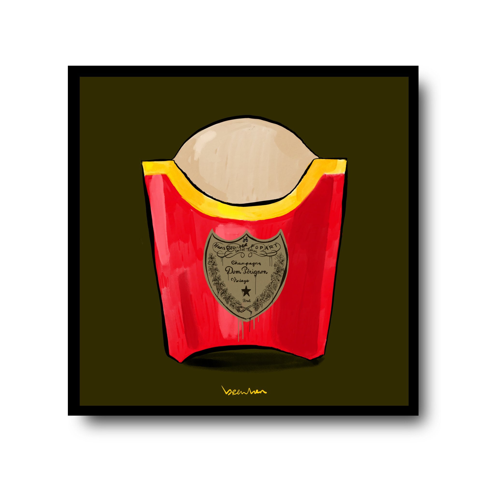 Dom fast fries. Limited edition artpiece