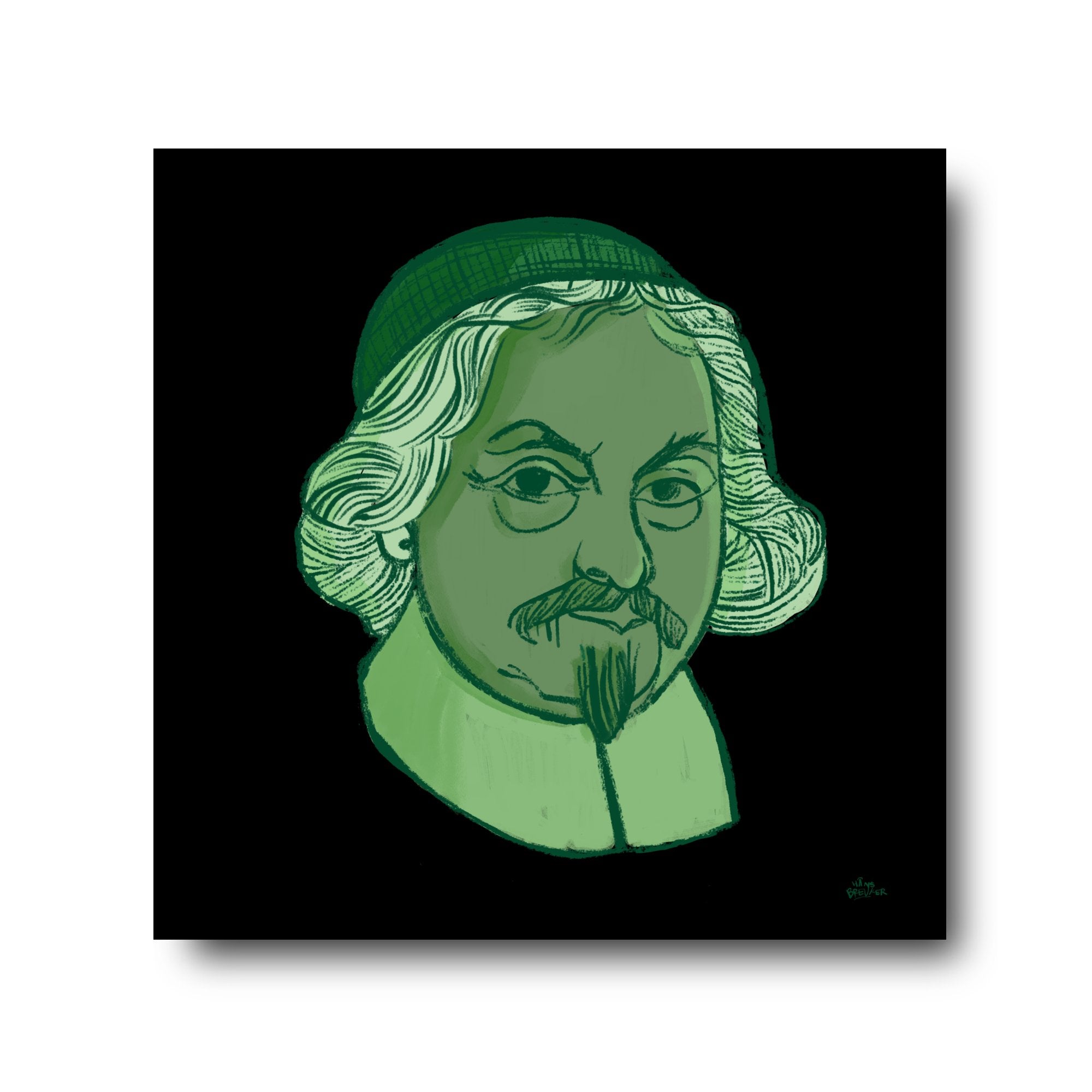 5 Gulden Joost van den Vondel kunst