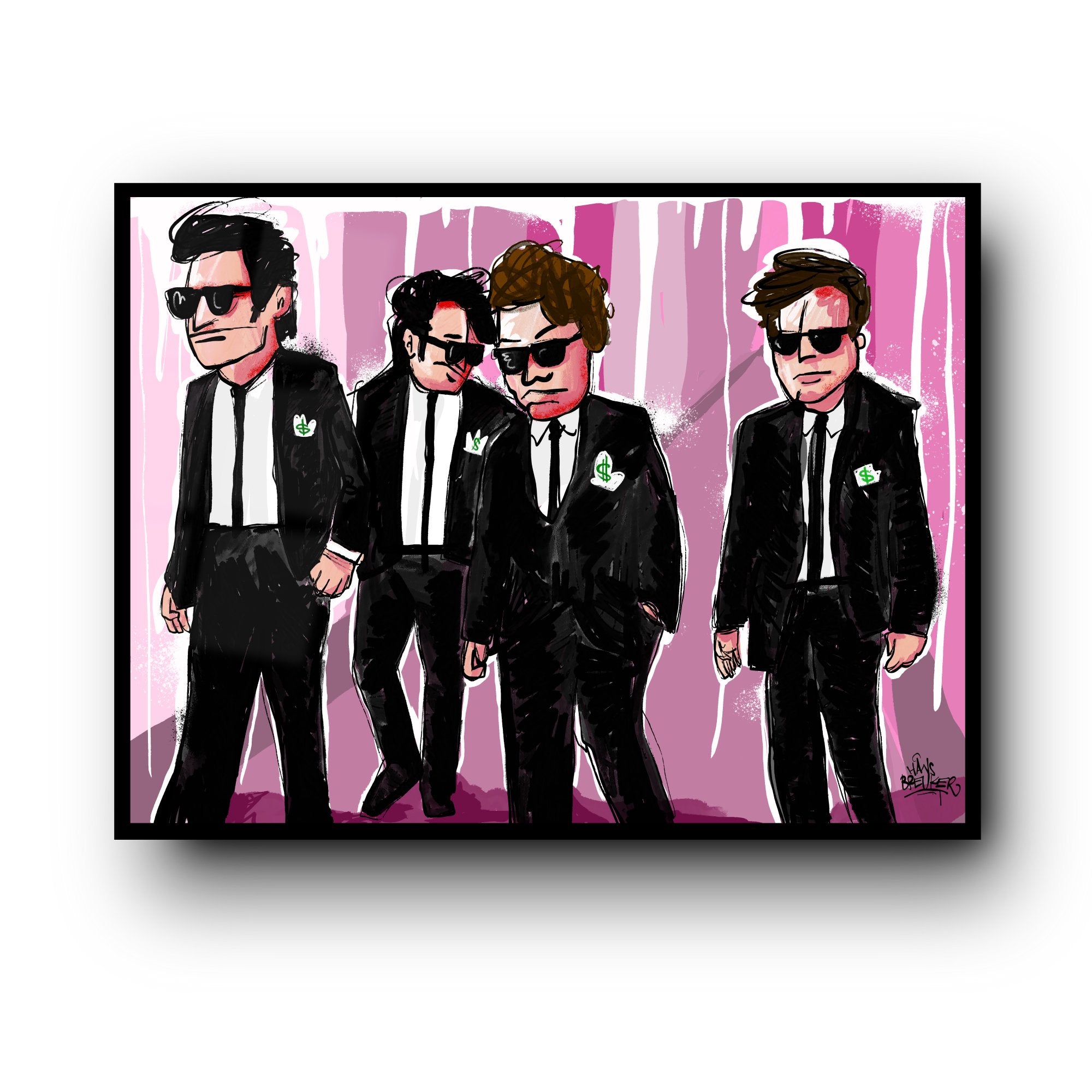 Mr Pink, Reservoir Dogs Art