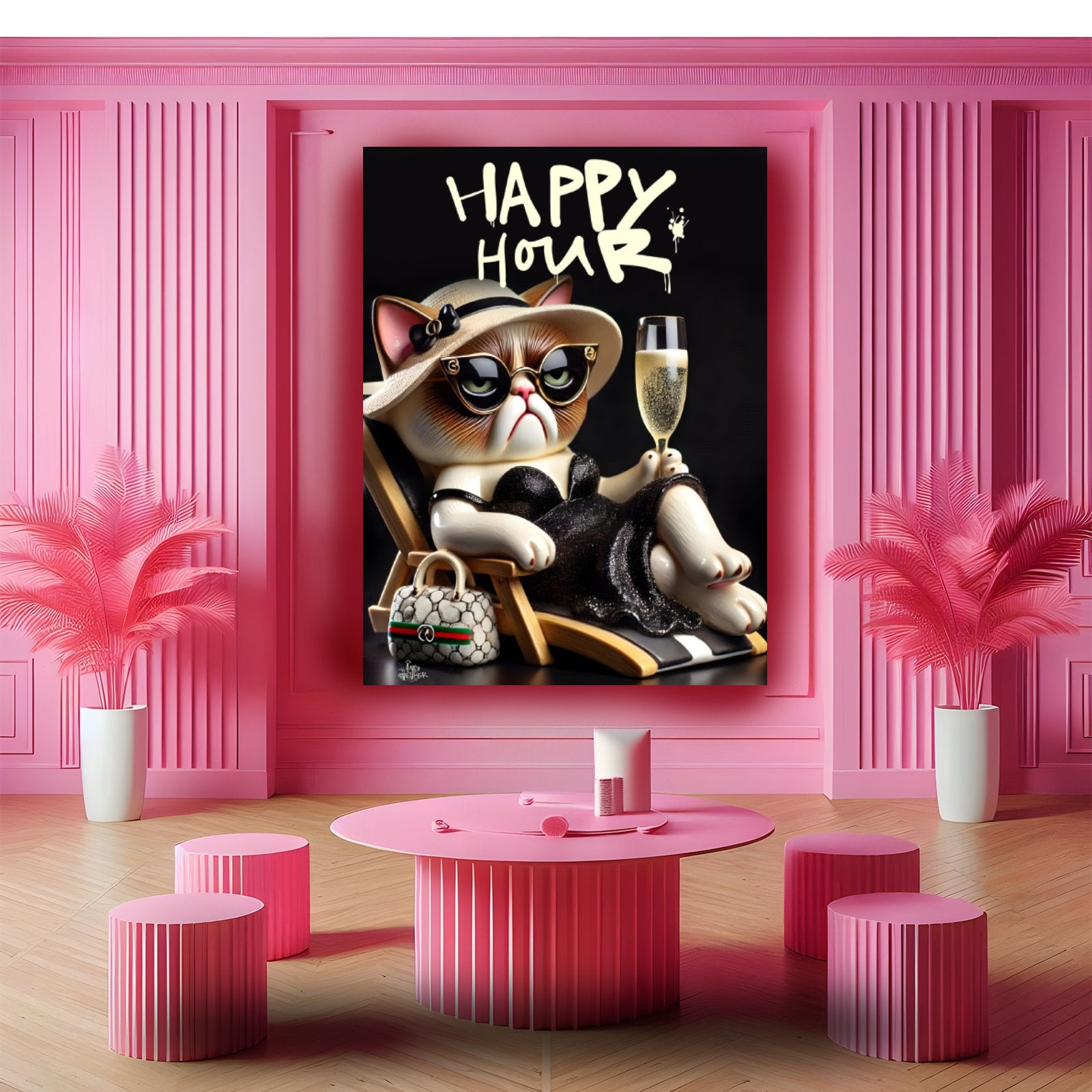 Happy hour. Pop cat