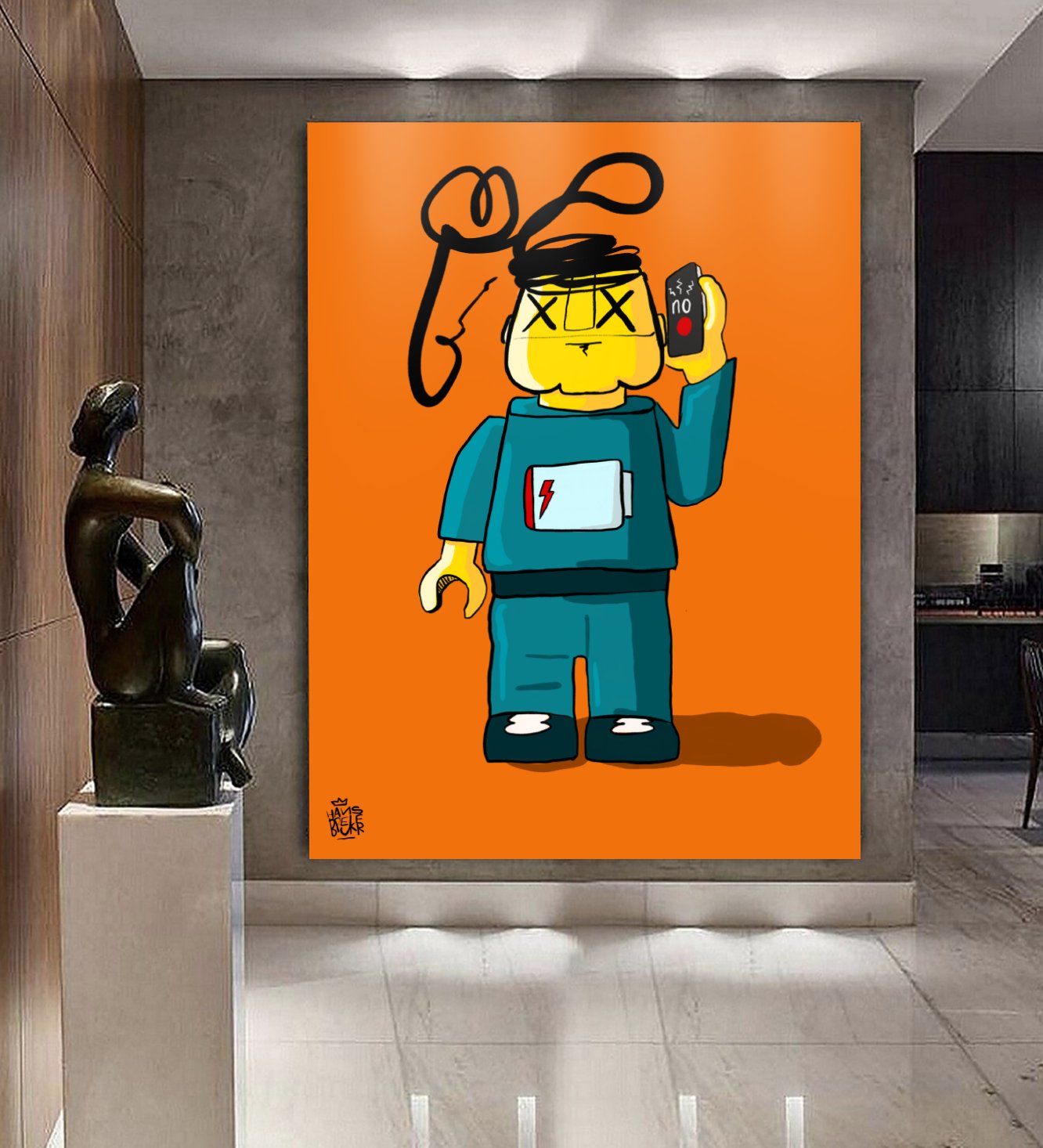 Need a Recharge (edition 5) 60 x 80 cm Plexiglas