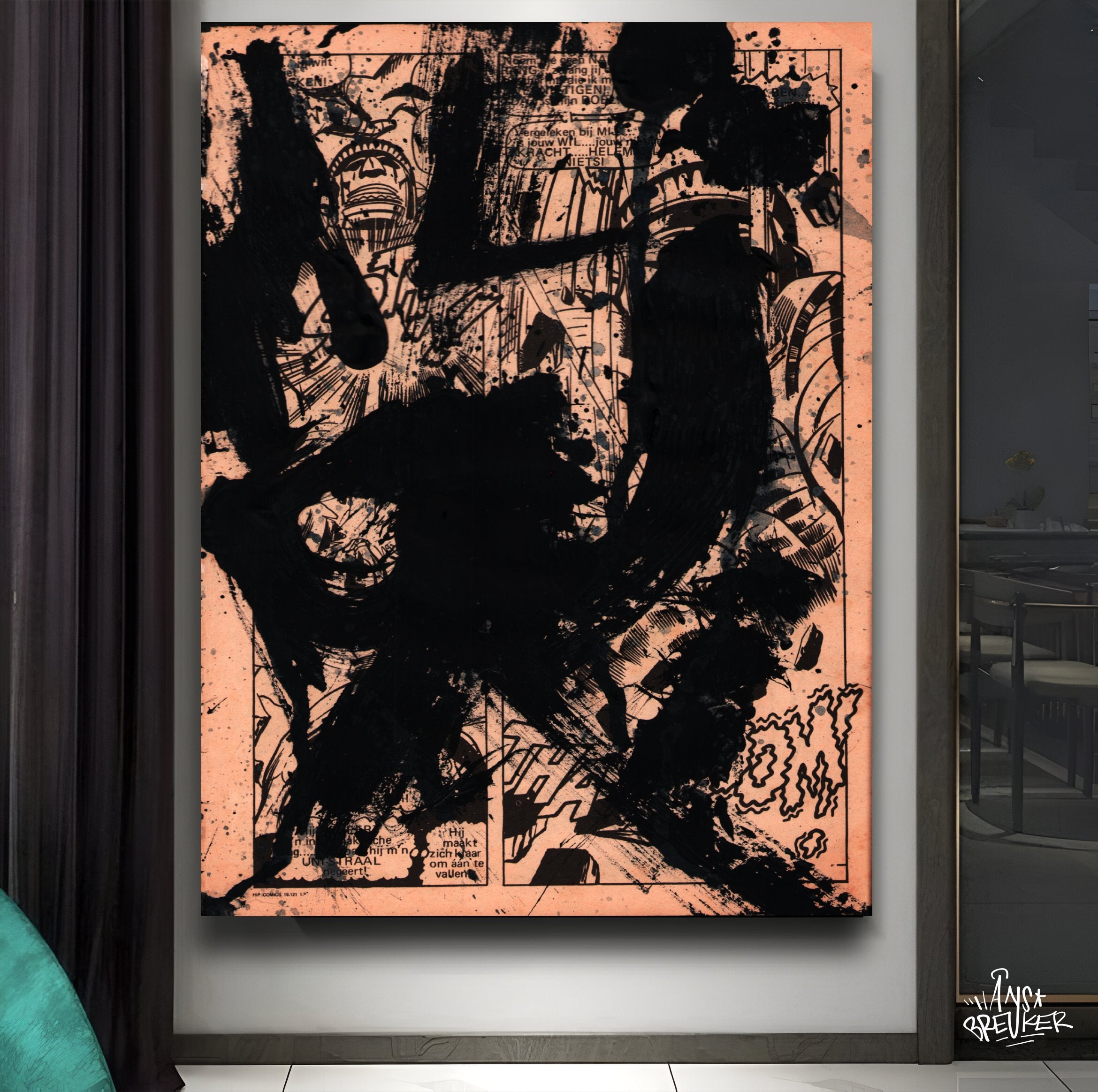 Comica Abstracta black thoughts