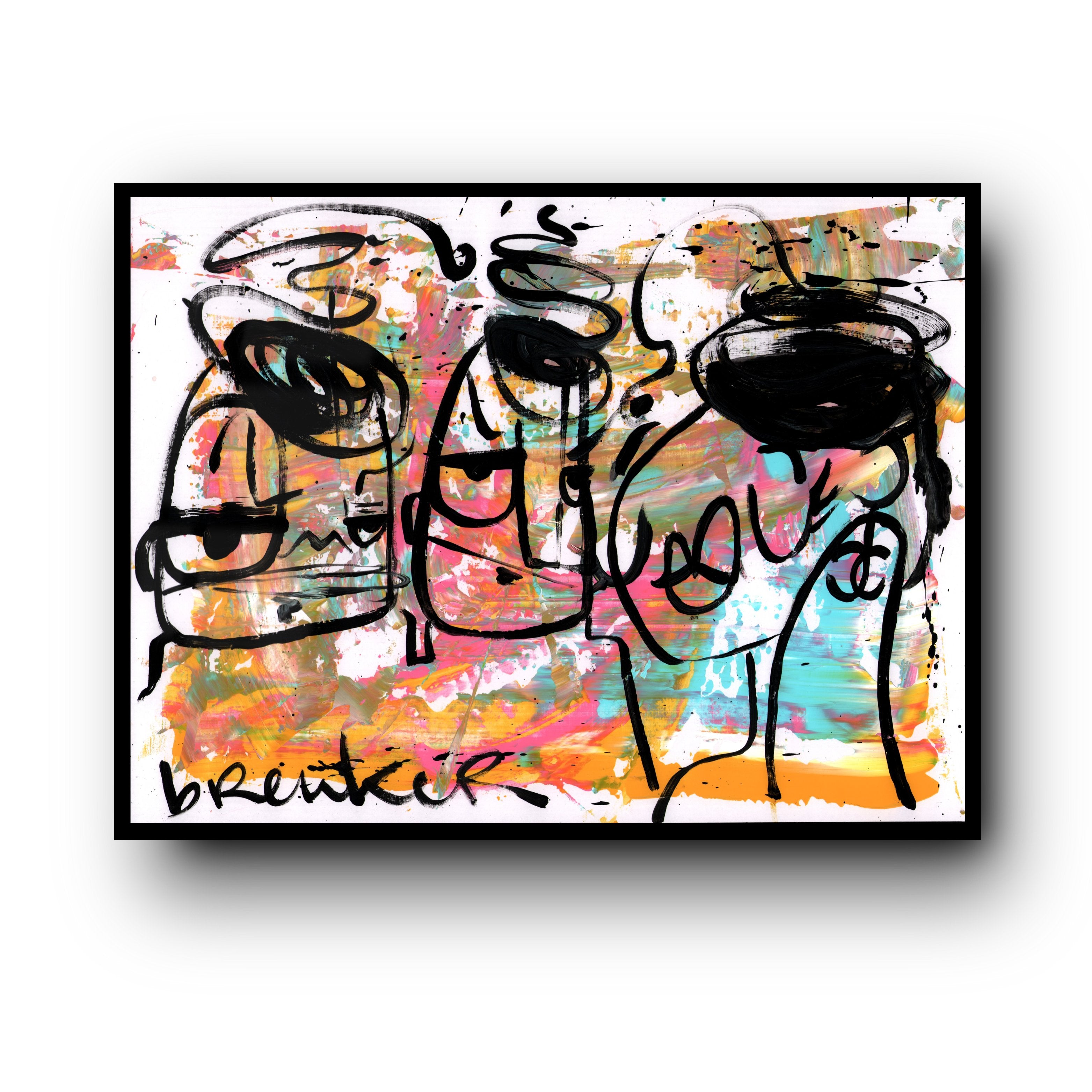 Wild Romantics (Painting Print)