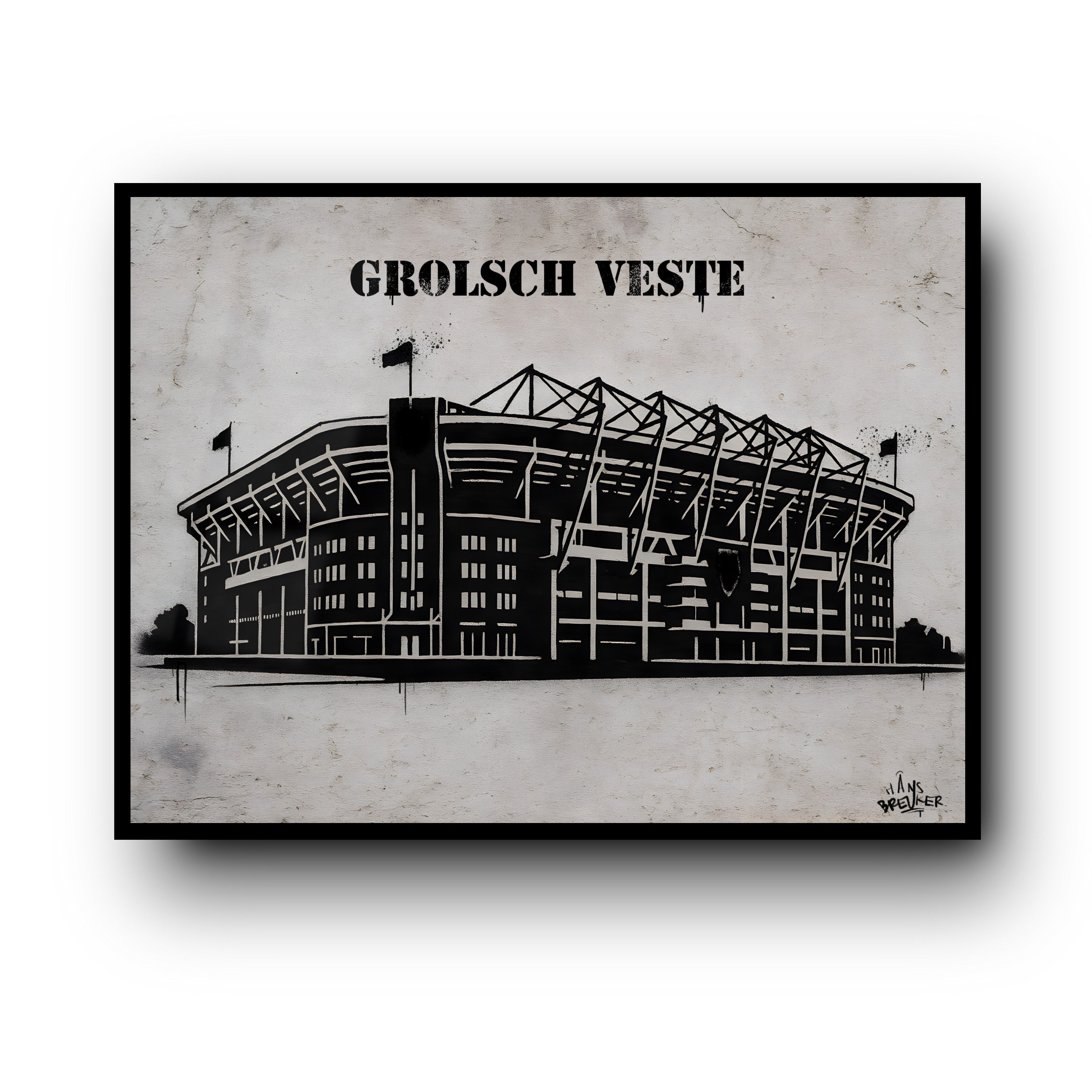 Grolsch Veste Schablonenkunst