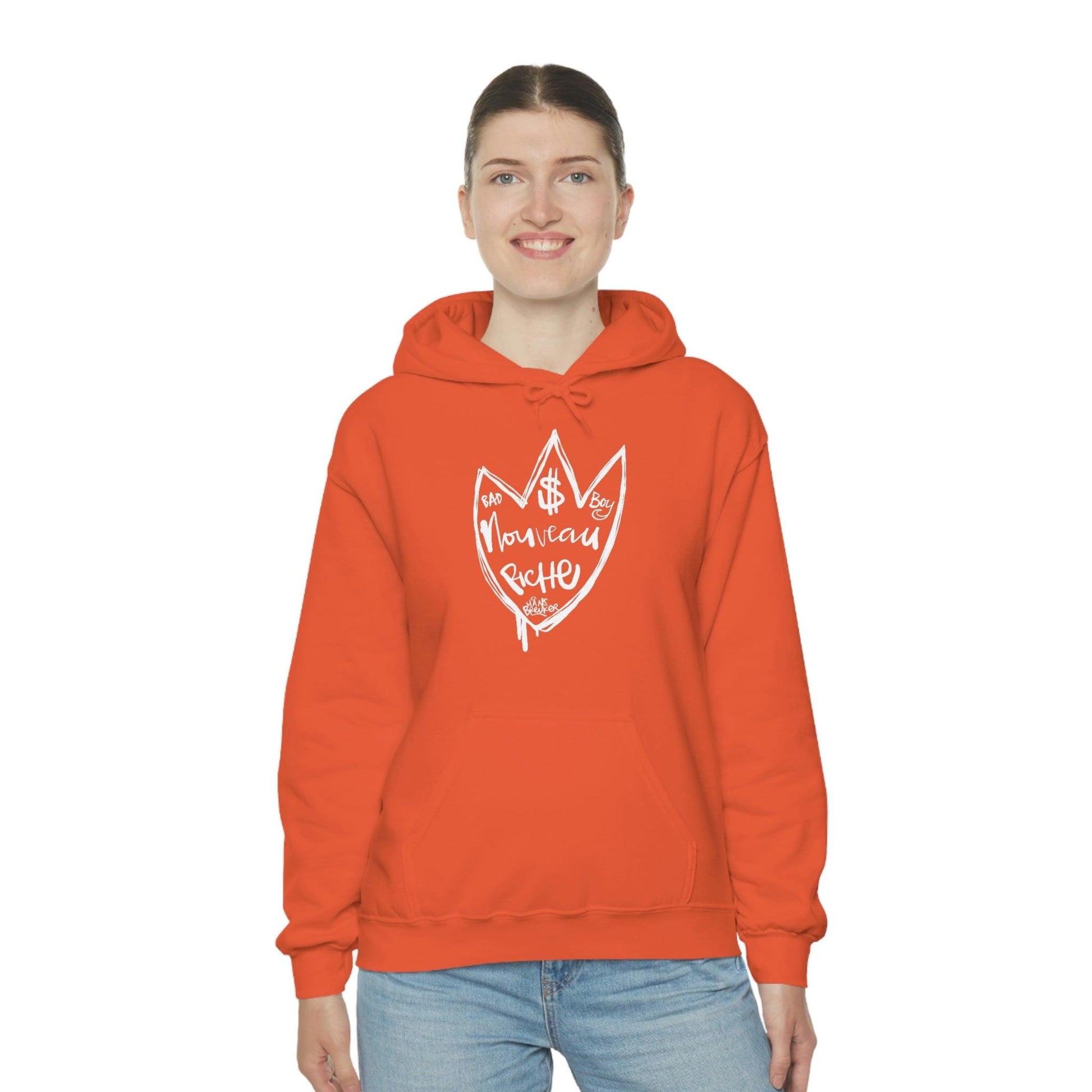 Noveau Riche: Le Bad Boy club hoodie by Hans Breuker - Hans Breuker
