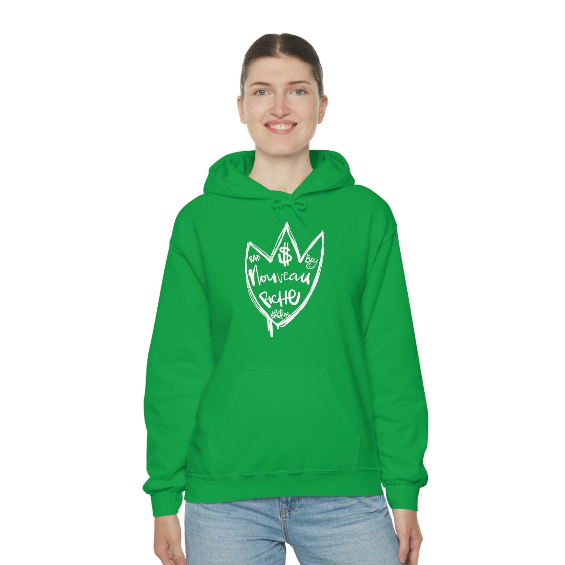 Noveau Riche: Le Bad Boy club hoodie by Hans Breuker - Hans Breuker