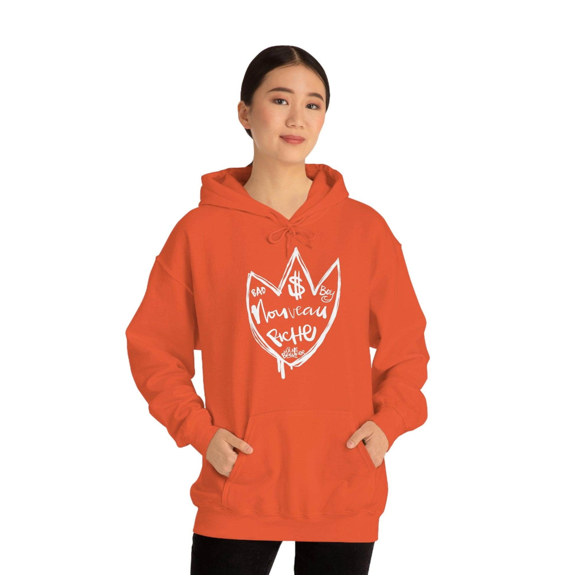 Noveau Riche: Le Bad Boy club hoodie by Hans Breuker - Hans Breuker