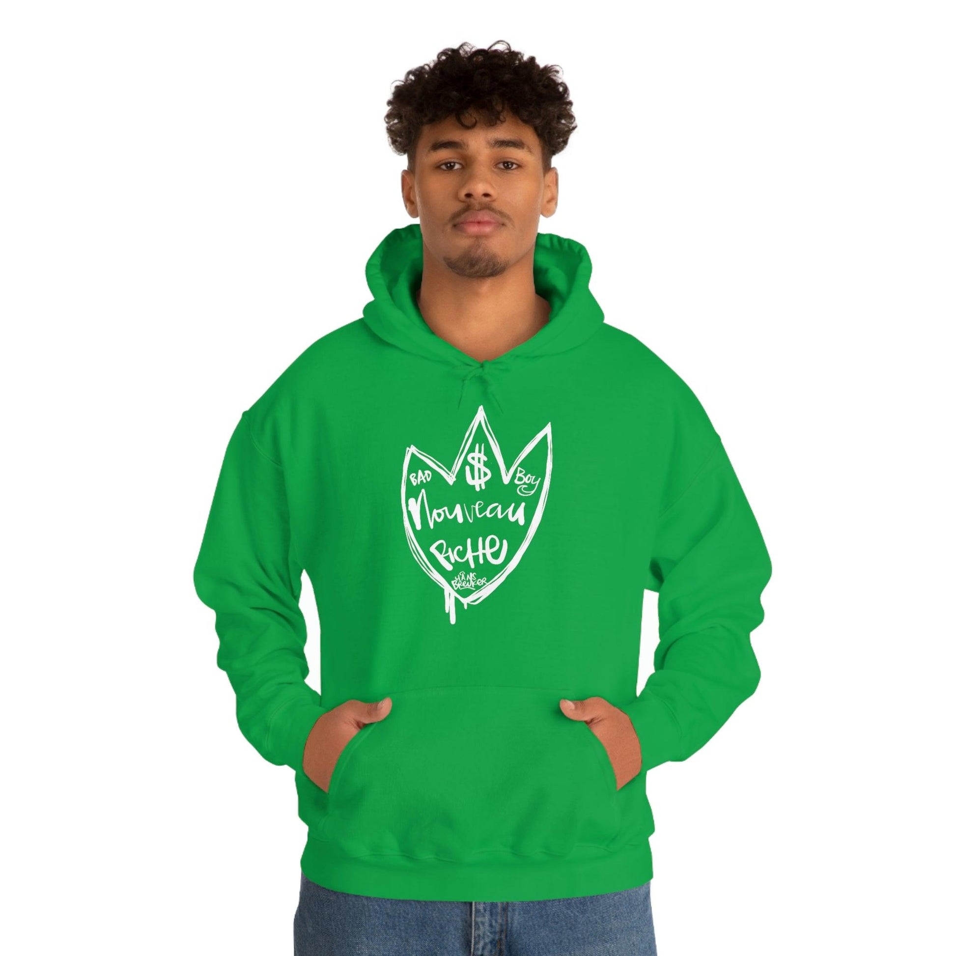 Noveau Riche: Le Bad Boy club hoodie by Hans Breuker - Hans Breuker
