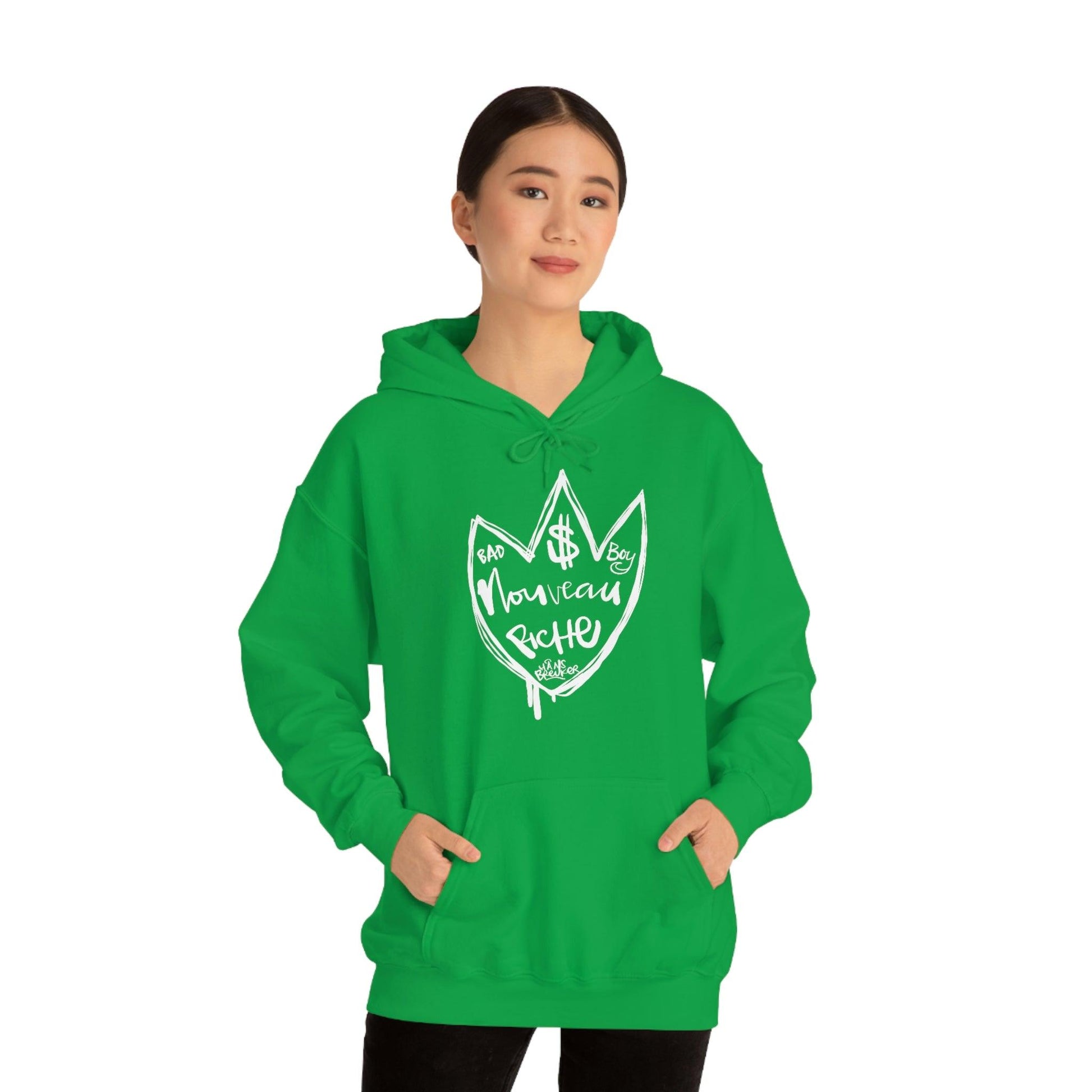 Noveau Riche: Le Bad Boy club hoodie by Hans Breuker - Hans Breuker