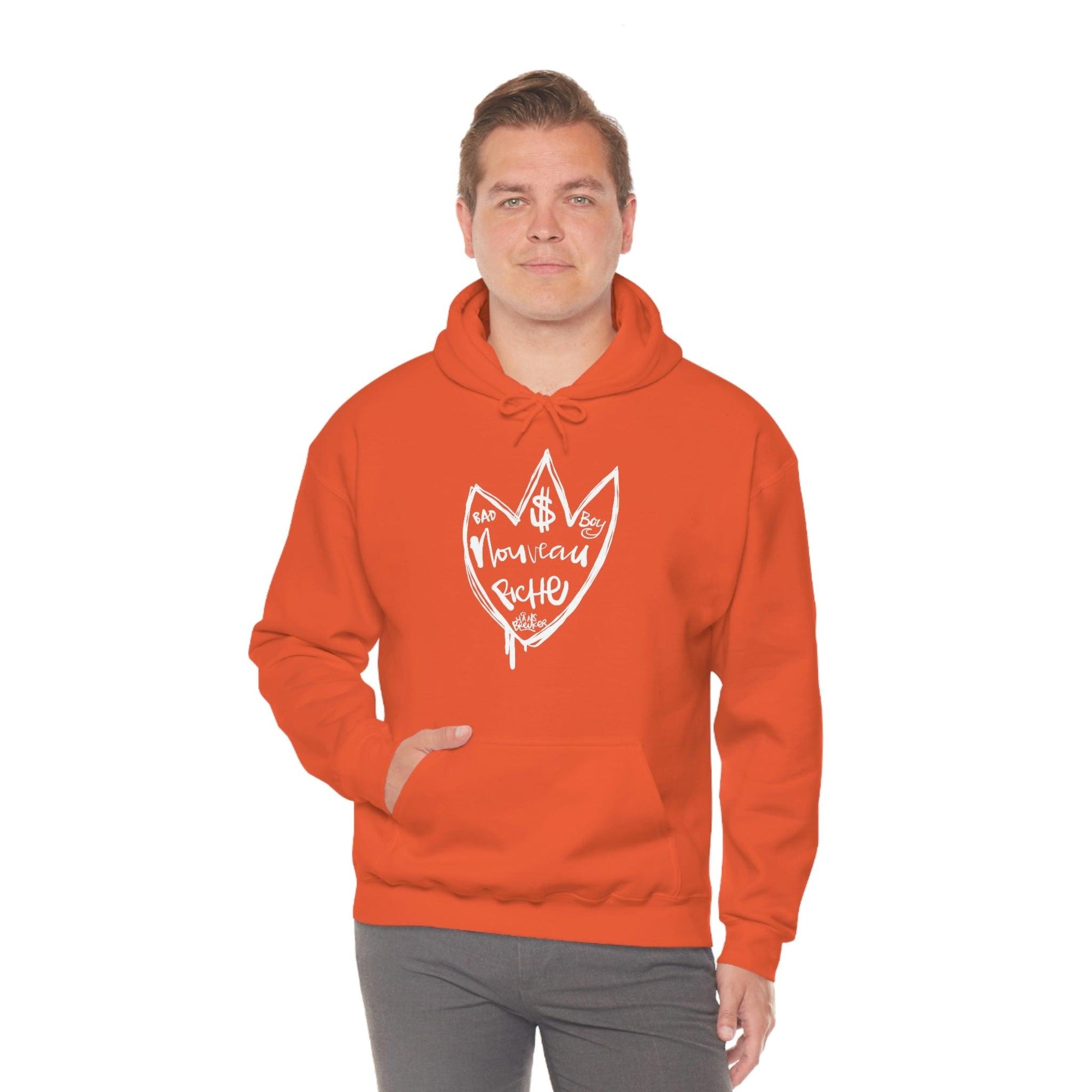 Noveau Riche: Le Bad Boy club hoodie by Hans Breuker - Hans Breuker