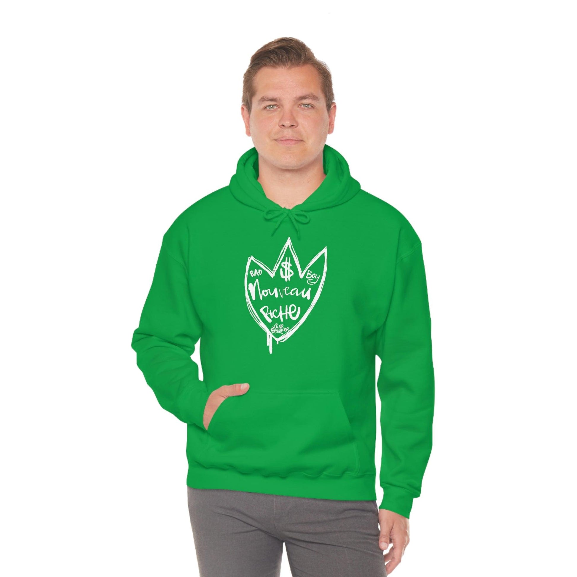 Noveau Riche: Le Bad Boy club hoodie by Hans Breuker - Hans Breuker