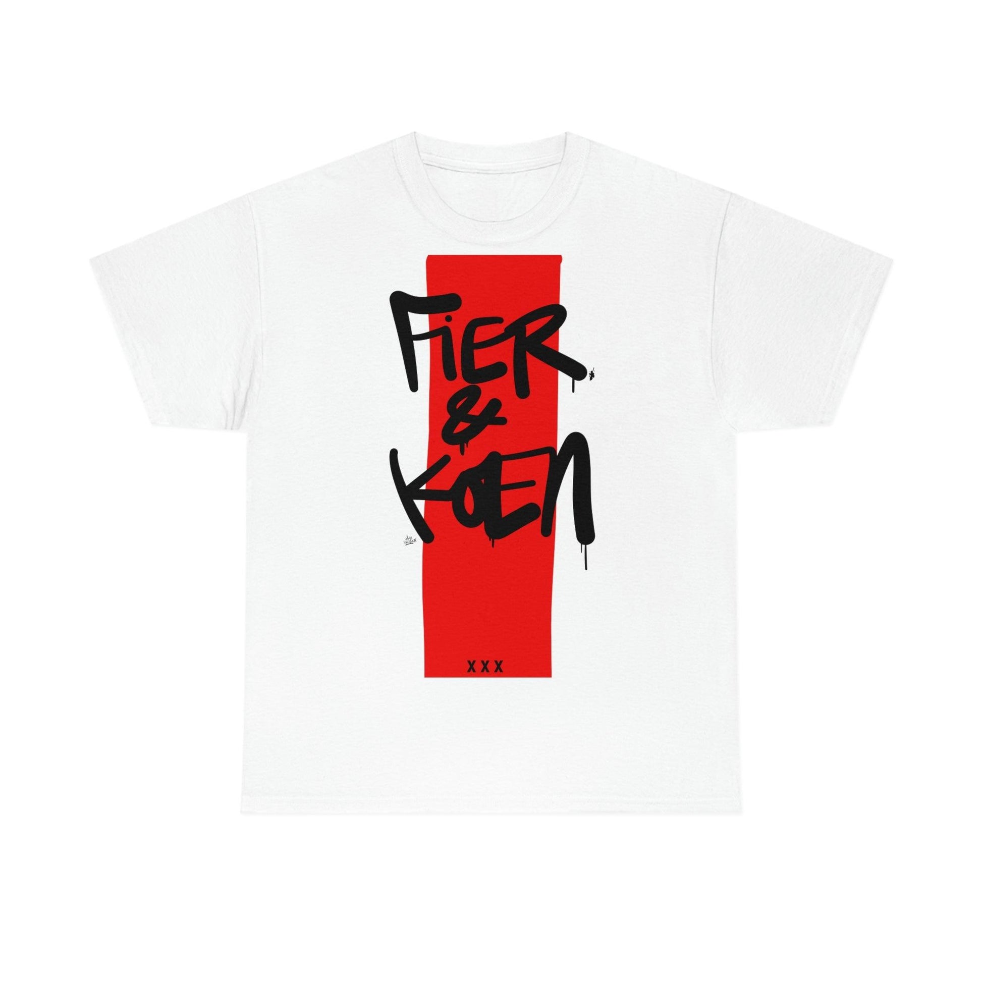 Fier en Koen. Ajax Amsterdam fan t-shirt. - Hans Breuker
