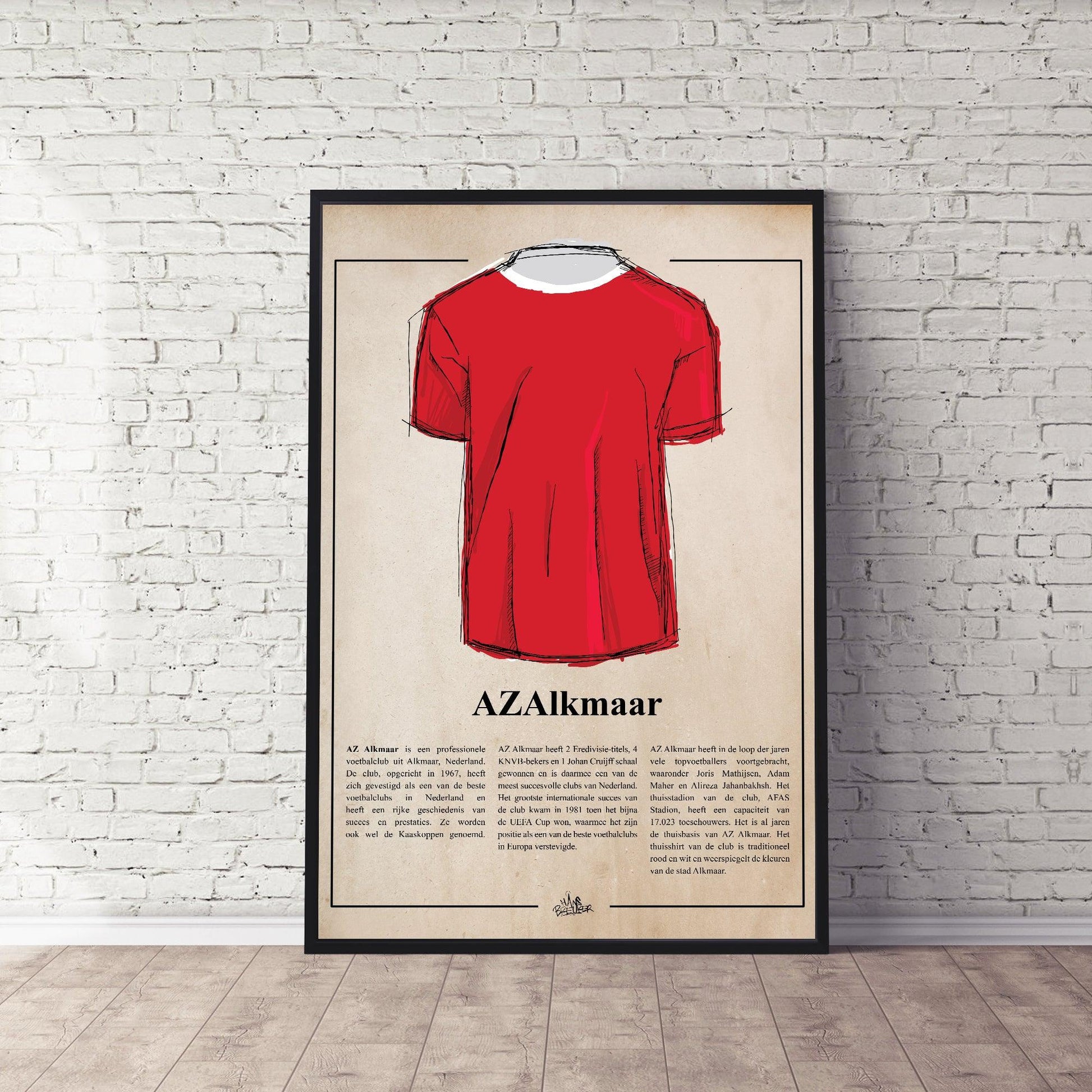 AZ shirt poster - Hans Breuker