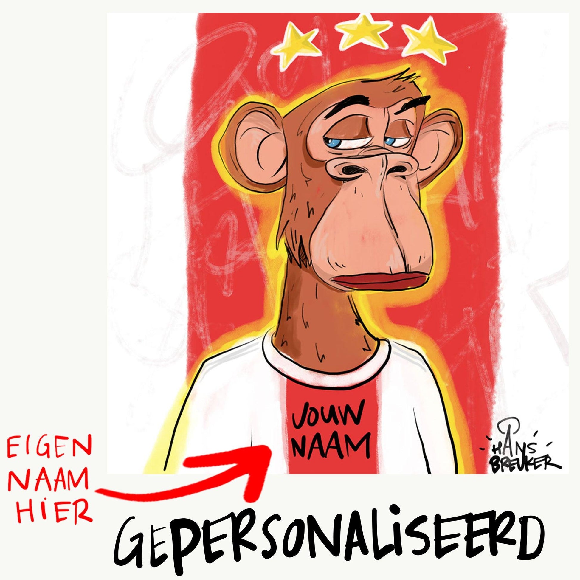 Amsterdam Verveelde Aap - Hans Breuker