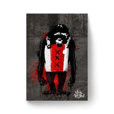 Amsterdam banksy aap stijl - Hans Breuker