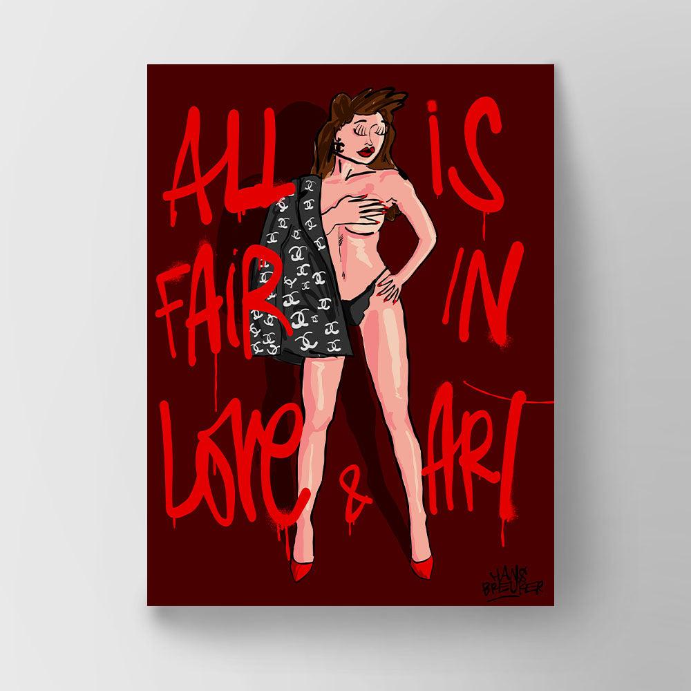 All is fair in love & art - Hans Breuker