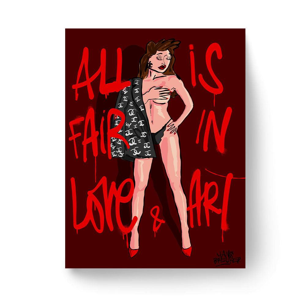 All is fair in love & art - Hans Breuker
