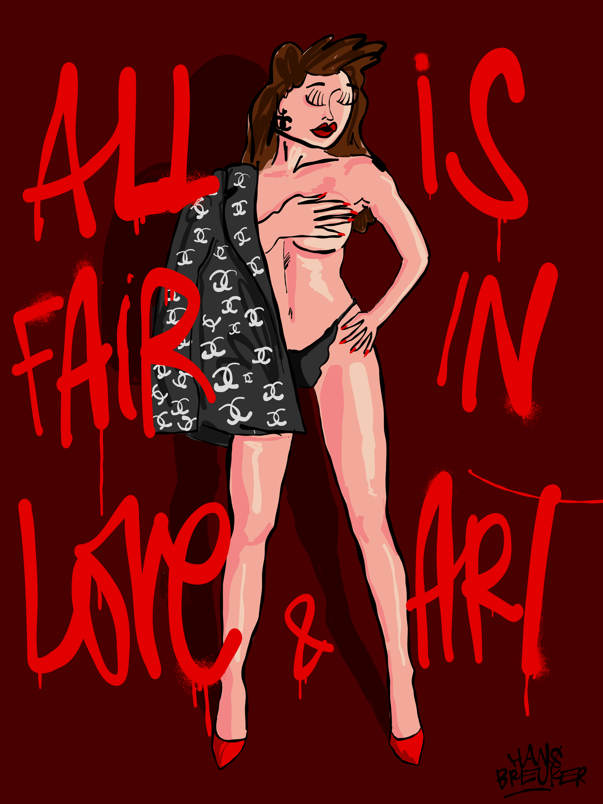 All is fair in love & art - Hans Breuker