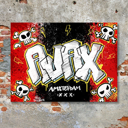 Amsterdam Ajax Graffiti - Hans Breuker