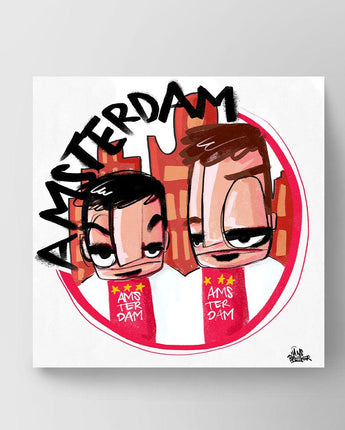 Ajax logo Amsterdam - Hans Breuker