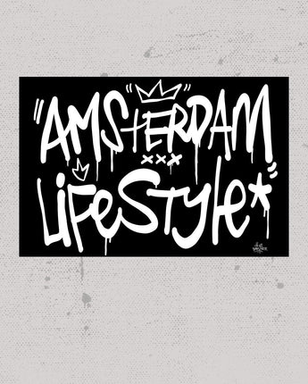 Amsterdam lifestyle streetart letters - Hans Breuker