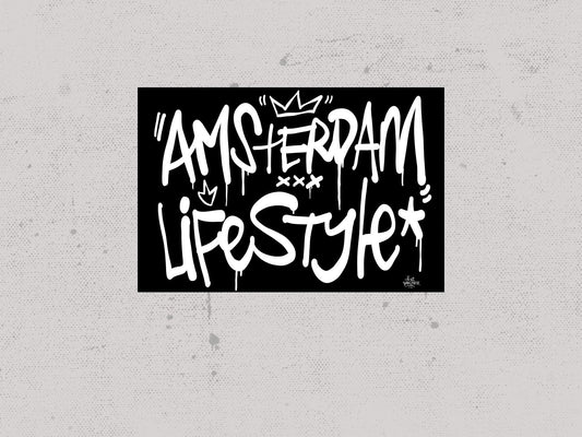 Amsterdam lifestyle streetart letters - Hans Breuker