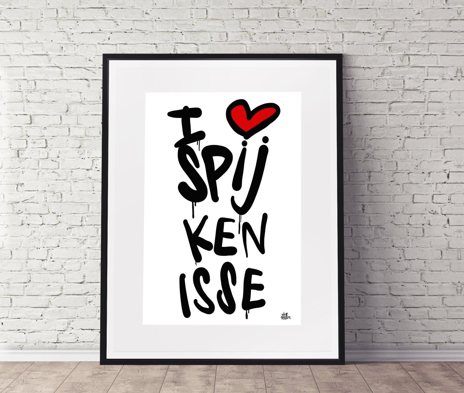 Poster Spijkenisse - Hans Breuker