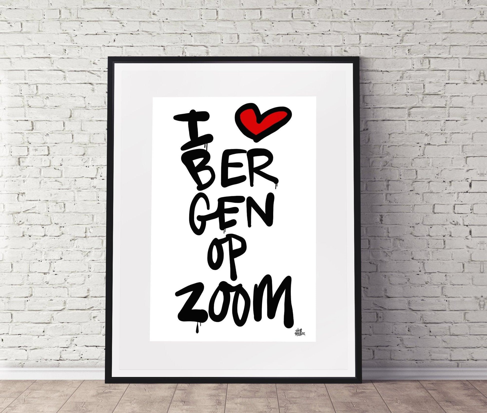 Poster Bergen op Zoom - Hans Breuker