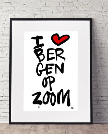 Poster Bergen op Zoom - Hans Breuker