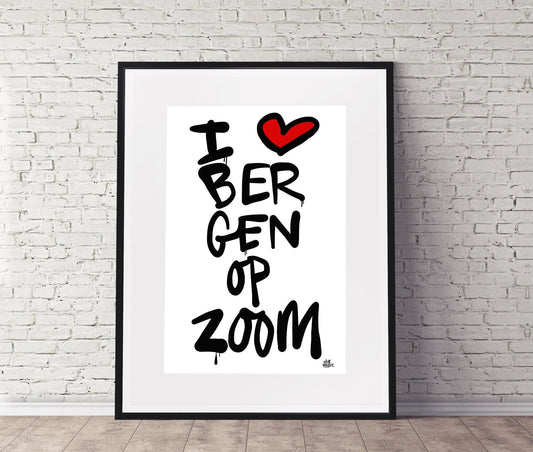 Poster Bergen op Zoom - Hans Breuker