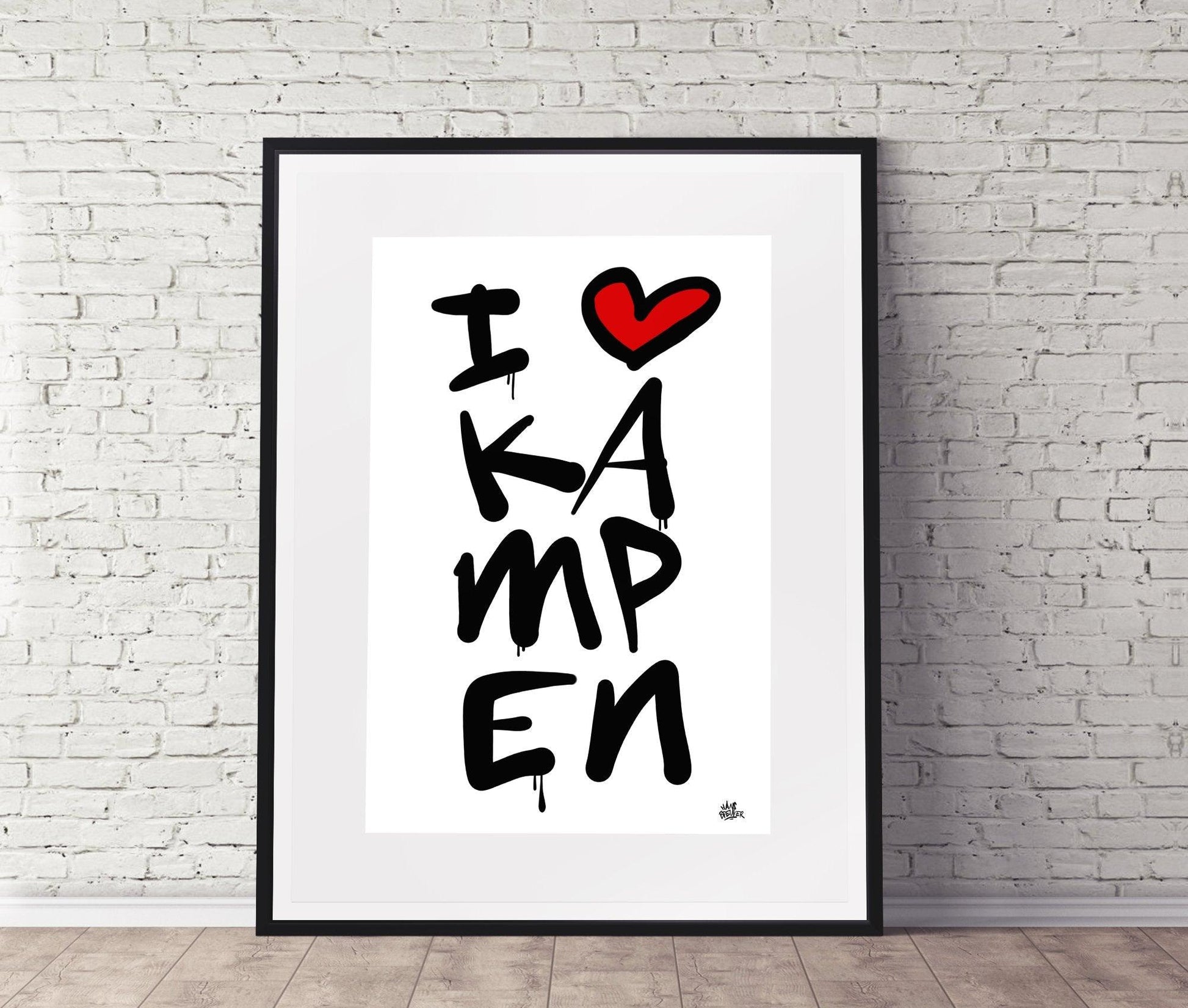 Poster Kampen - Hans Breuker