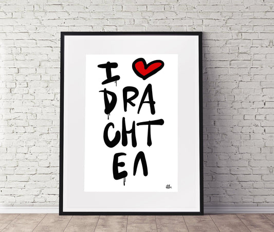 Poster Drachten - Hans Breuker