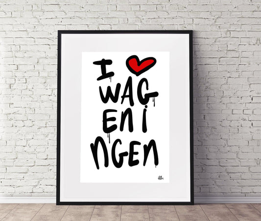 Poster Wageningen - Hans Breuker