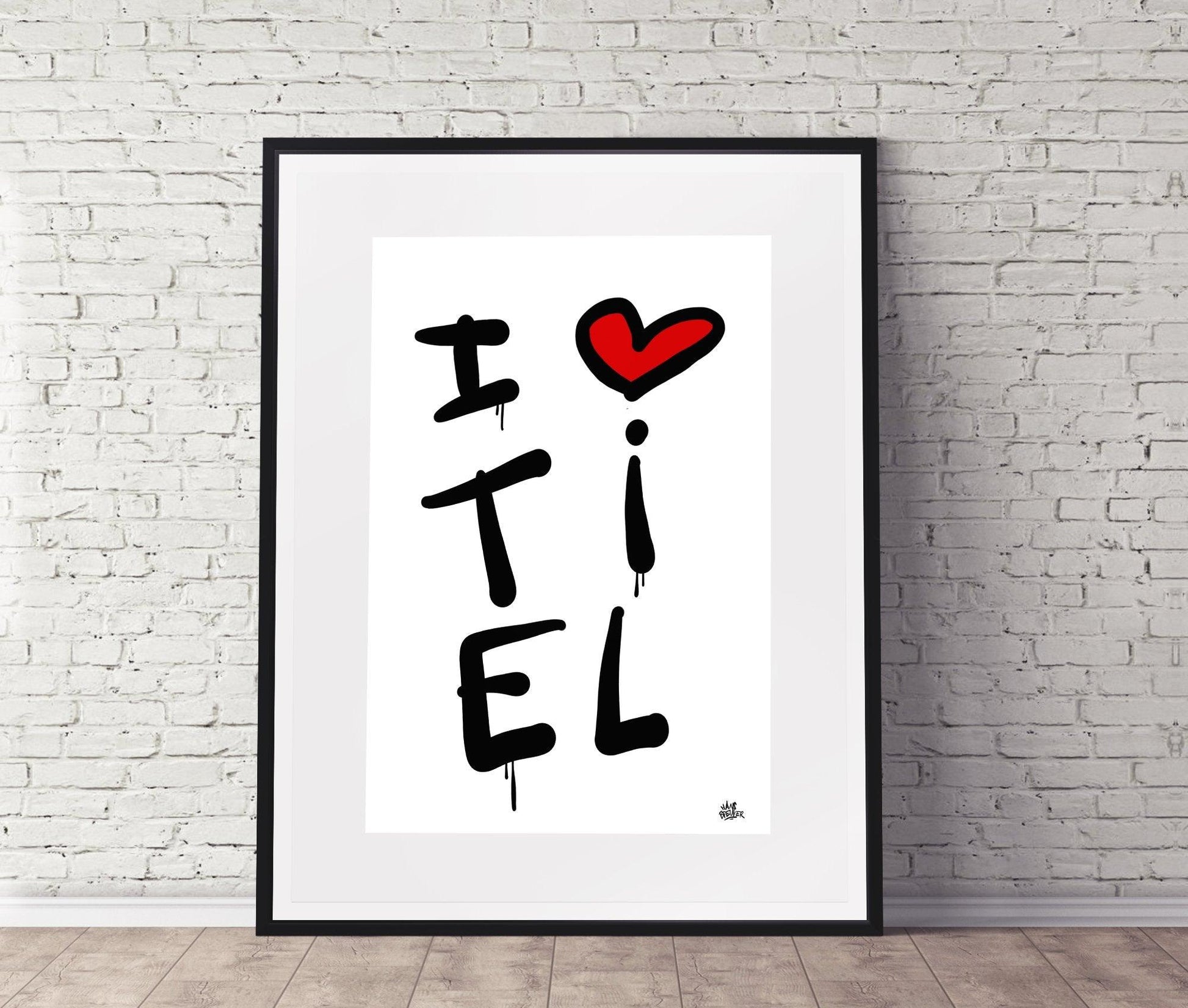 Poster Tiel - Hans Breuker